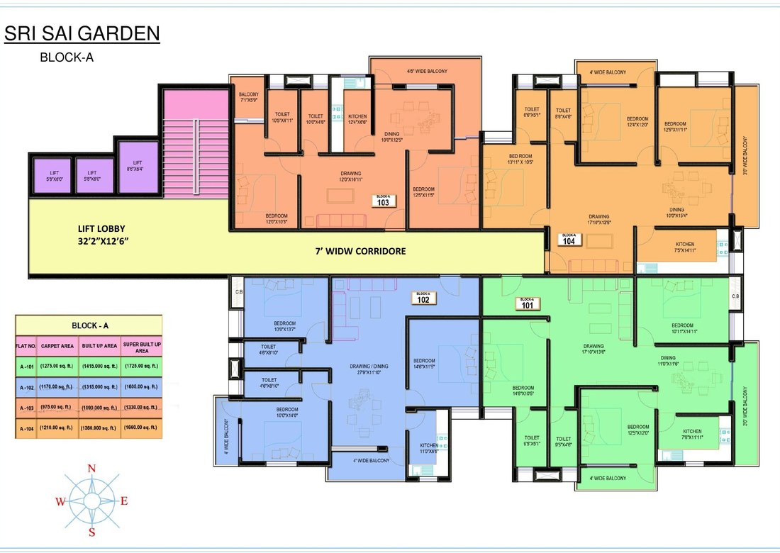 Block A — Floor Plan