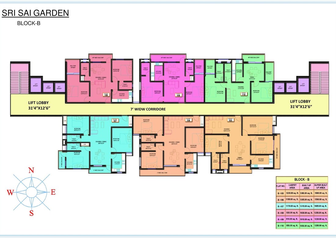 Block B — Floor Plan
