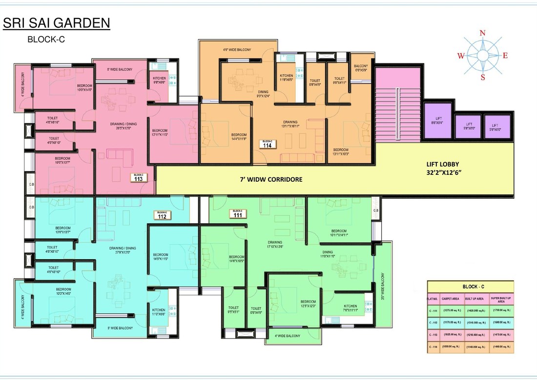 Block C — Floor Plan